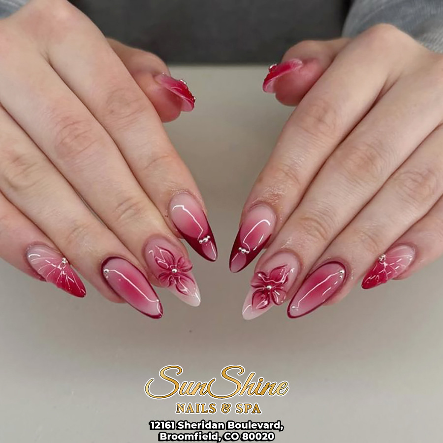 Sunshine Nail & Spa nail work in Broomfield, Colorado